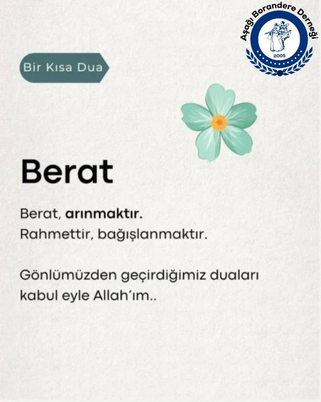 Kandil mesajı 