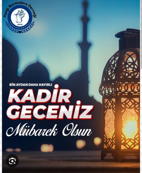 Kadir gecesi mesaji