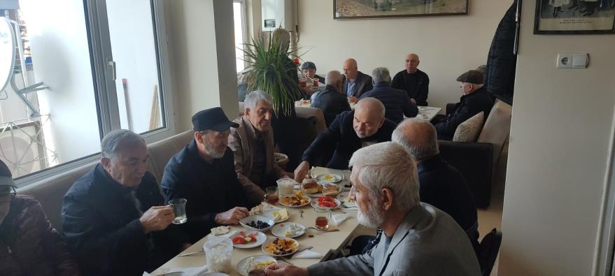 Köylülerimiz kahvaltıda buluştu 