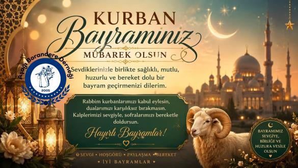 Kurban Bayramı mesajı 
